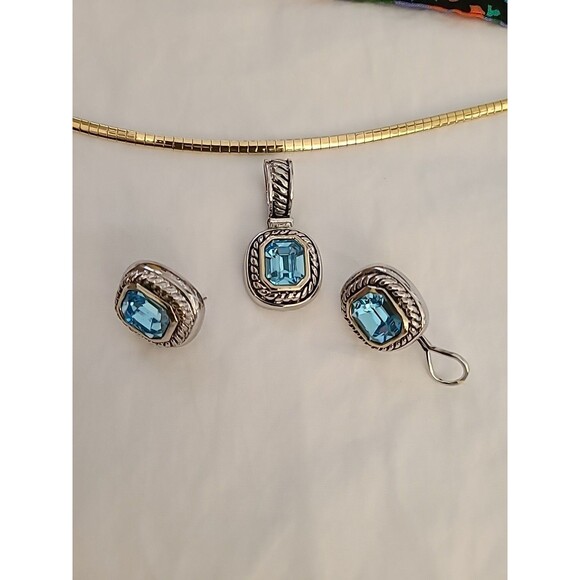 Vintage JOAN COLLINS Albion  Necklace & Earrings Set .DYNASTY EDITION 1987 Erica - Picture 2 of 9